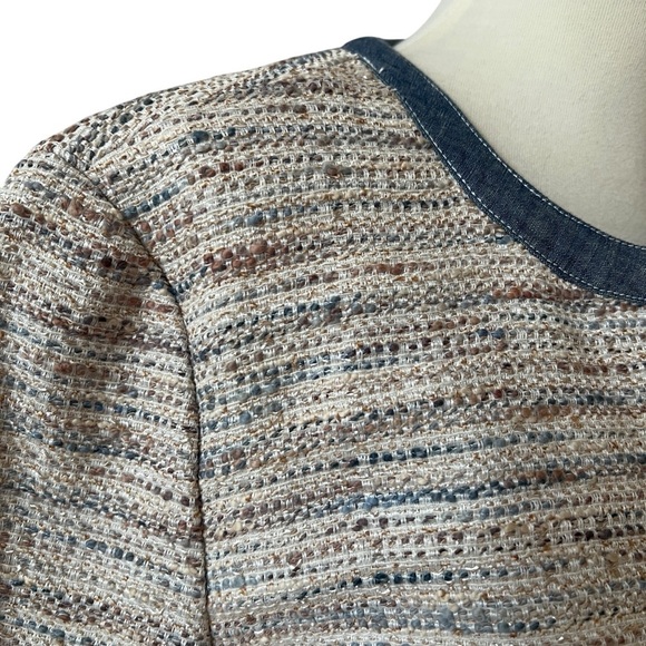 J MCLAUGHLIN THERESE BLAZER JACKET TWEED RARE CORPCORE CAREER SOPHISTICATED M - Picture 4 of 12